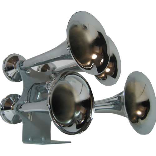 TRAIN HORN 4 BELL CHROME