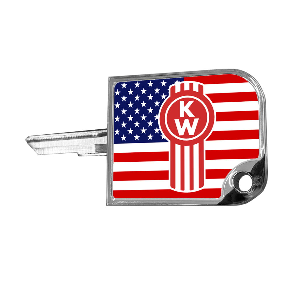Kenworth Billet Aluminum Key Cover w/ KW Key Emblem