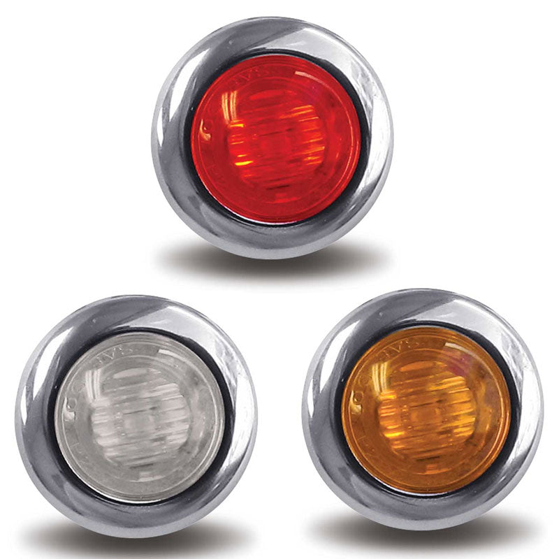 Mini Button LED 3 Wire -3/4