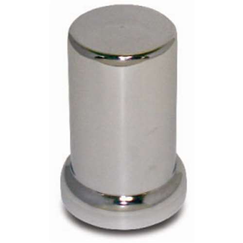 Chrome Pointed Rear Axle Cover With 33mm Nut Cover - Thread-On