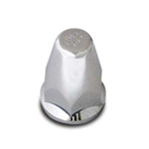 33MM X 2-5/8" CHROME PLASTIC NUT COVER WITH FLANGE AND S/S CLIP