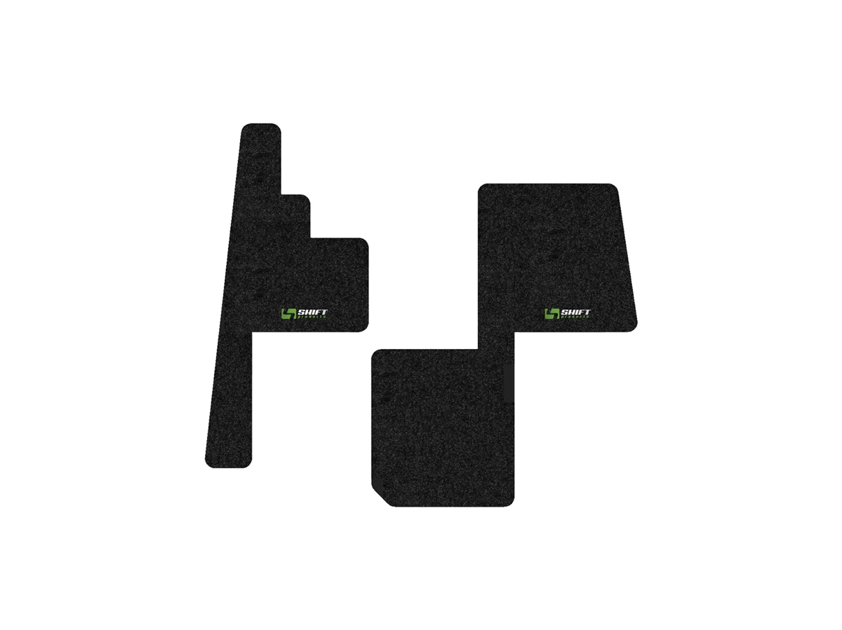 Black Carpet Floor Mats for Kenworth