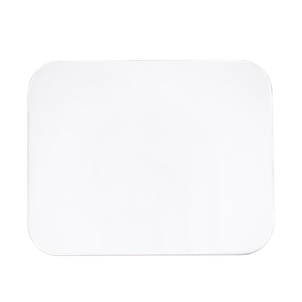 Stainless Steel 4"x 5" Permit Sticker Plate With Adhesive