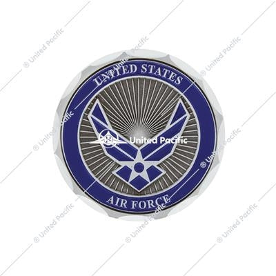 1-3/4" U.S. Military Adhesive Metal Medallion - Air Force
