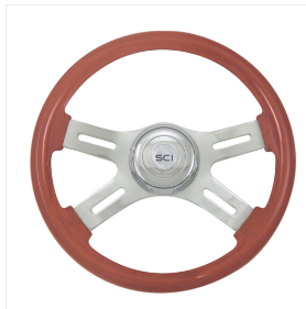 16" CLASSIC MAHOGANY STEERING