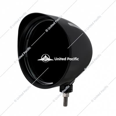 Black "BILLET" Style Groove Headlight Housing With Visor