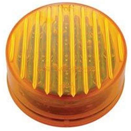13 LED 2-1/2" Round Light (Clearance/Marker) - Amber LED/Amber Lens
