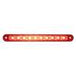 10 LED 6-1/2" Light Bar Only (Stop, Turn & Tail) - Red LED/Red Lens (Bulk)