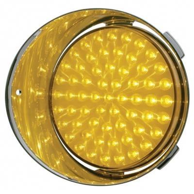 61 LED Freightliner Daytime Running Light (Driver) - Amber LED/Amber Lens