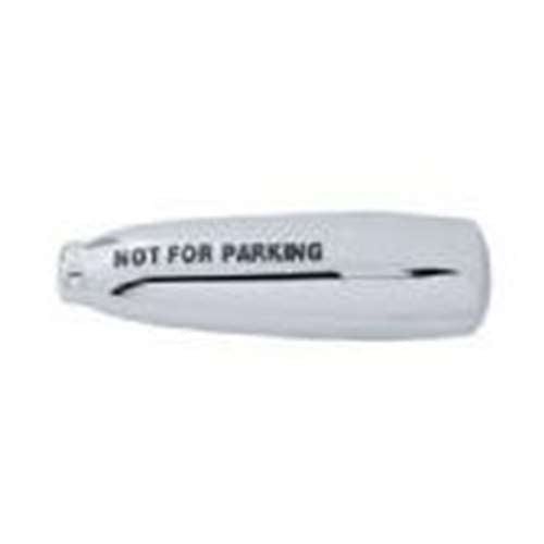 Chrome Plastic "Not For Parking" Trailer Brake Lever Cover For 2006+ Kenworth