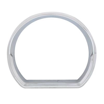 Chrome Plastic Speed/Tachometer Gauge Bezel For Peterbilt 579 (2013-2021) & 587 (2010-2016)