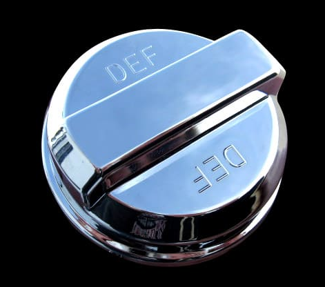 Chrome Plastic Diesel Exhaust Fluid Cap Cover