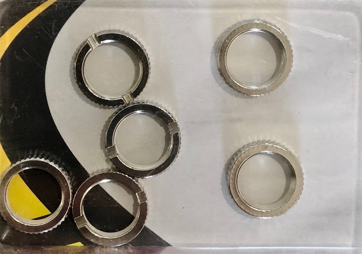 Chrome Dash Toggle Switch Nuts For Pete Or Freightliner