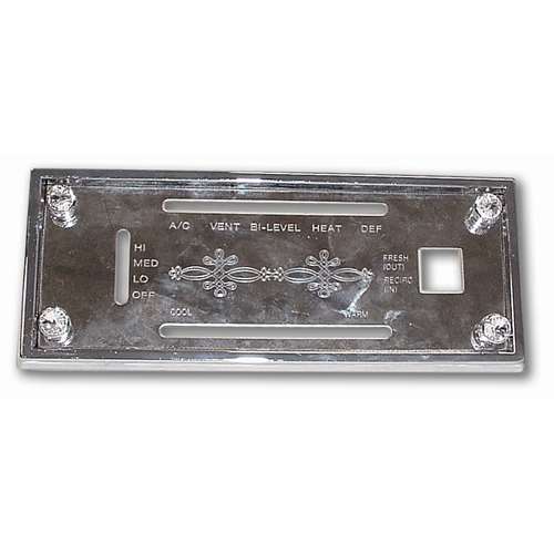 S.S. AC HEATER CONTROL PLATE COVER FOR KW W MODELS