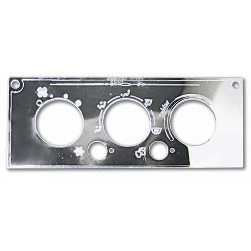 S.S. A/C & HEATER CONTROL PLATE FOR KW 2002 UP