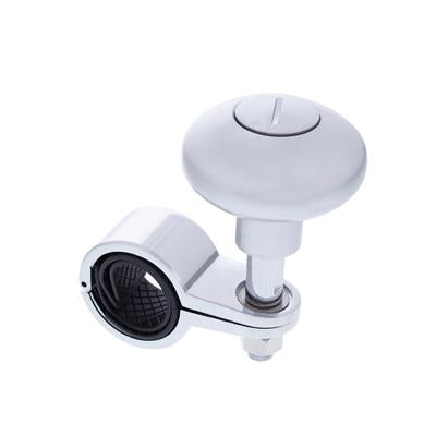 Heavy Duty Steering Wheel Spinner - Liquid Silver