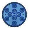 4" MEGA 10 PLUS BLUE 10 LED SEALED LIGHT