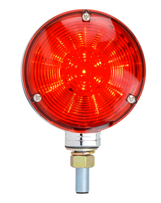 4" DOUBLE FACE STAR AMBER/RED LED LIGHT 24 LED/SIDE