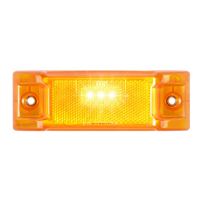 Rectangular LED Marker Light With Reflector Lens