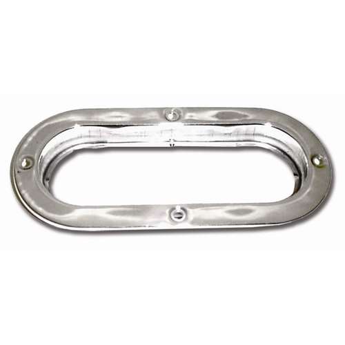 S.S. FLANGE MOUNT BEZEL FOR OVAL LIGHT
