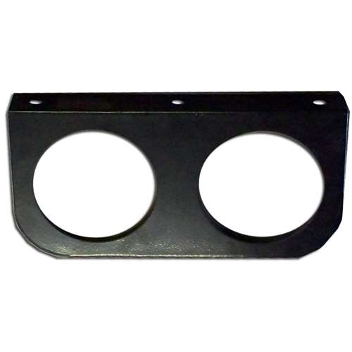 BLACK L BRACKET W/ TWO HOLES FOR 4" SEALED LIGHT