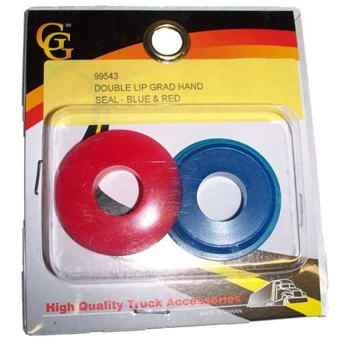 GLAD HAND SEAL SET DOUBLE LIP, BLUE & RED