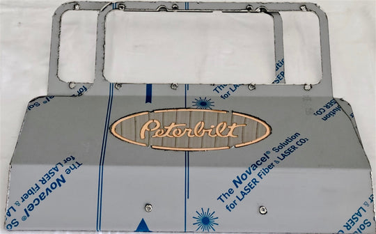FENDER GUARD PB 378,379 DBL HEADLIGHT LOGO