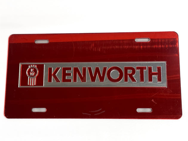 Peterbilt/Kenworth Acrylic License Plates