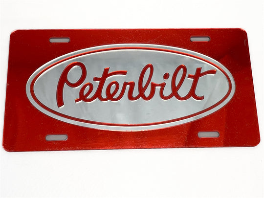 Peterbilt/Kenworth Acrylic License Plates