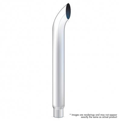 6" Curved Reduce To 5" I.D. Bottom Exhaust - 84" L