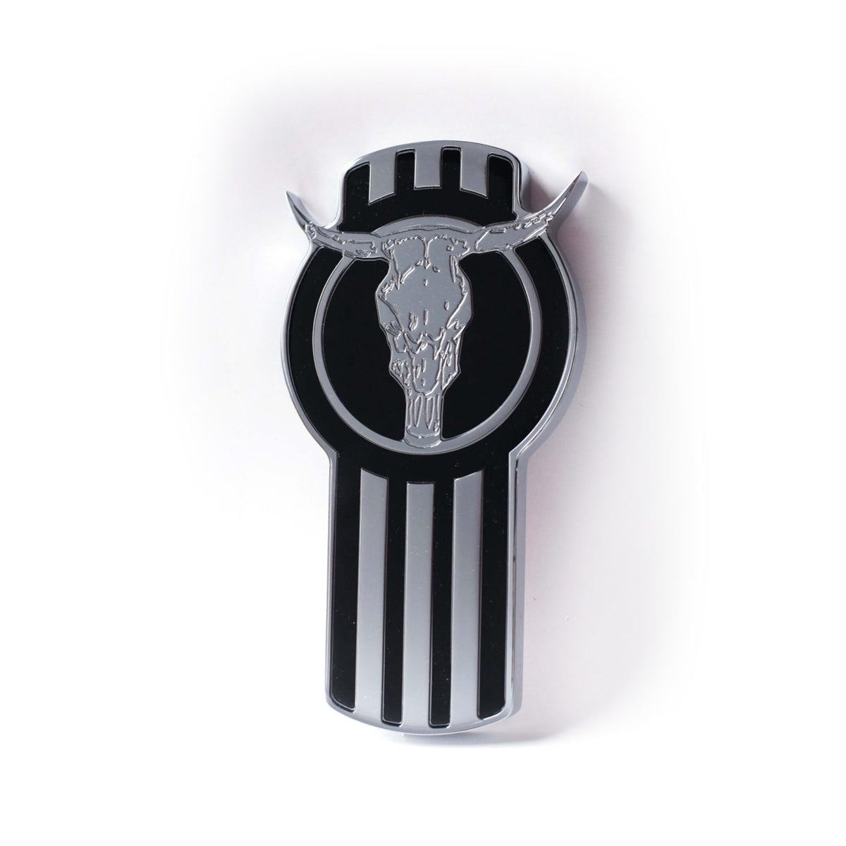 Kenworth Bull Shape Emblem Black/Chrome (190)
