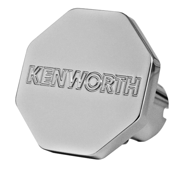 Kenworth Name Octagon Knob