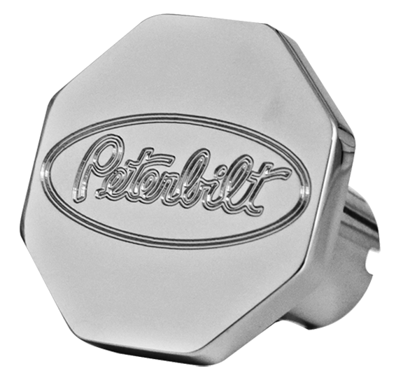 Peterbilt Logo Octagon Knob