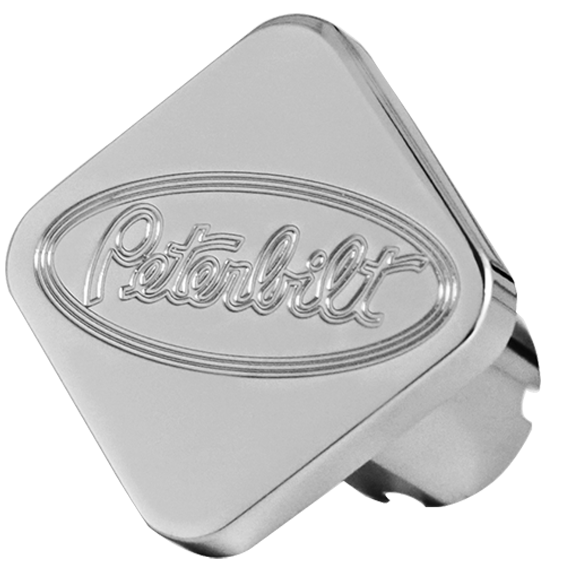 Peterbilt Logo Square Knob