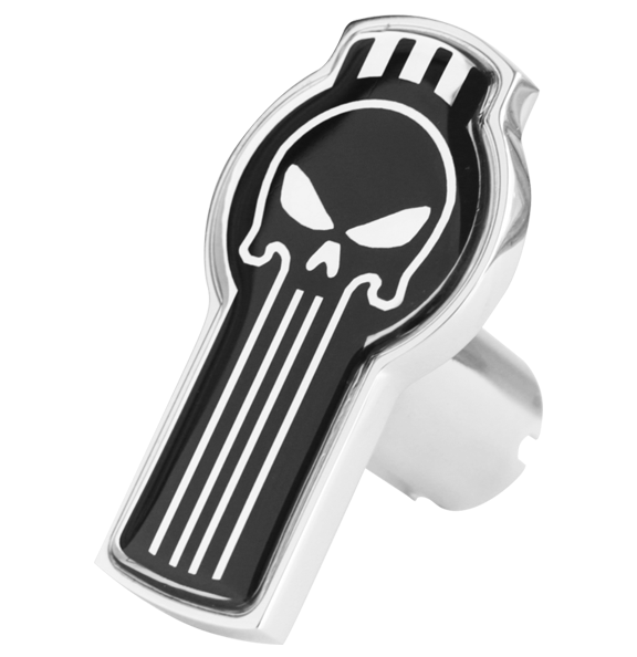 Punisher Logo Shape Knob Black 190
