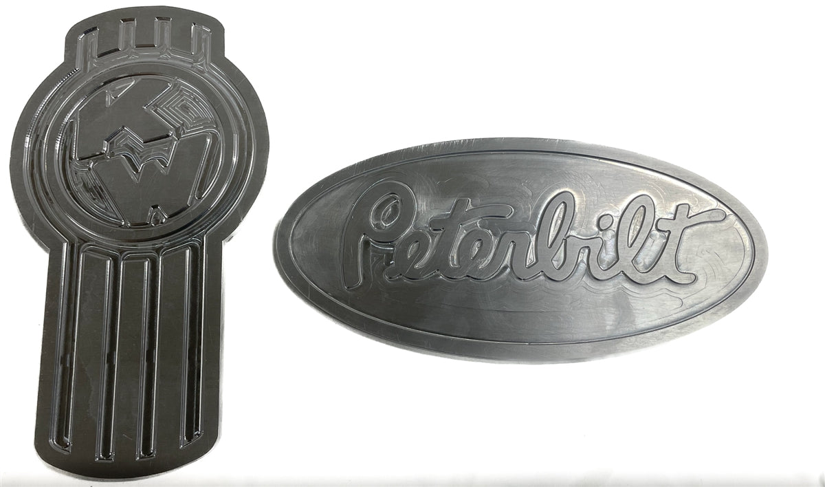 12" Raw Aluminum Emblems