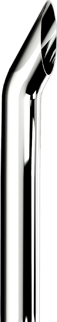 EXHAUST PIPE COWBOY TIP 6"D X 120"L NO REDUCTION 1 PIECE