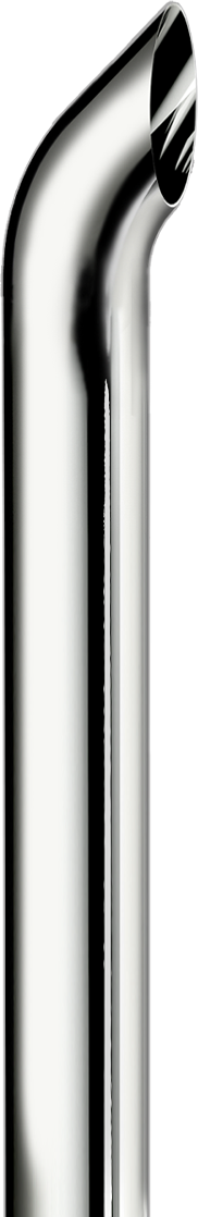 EXHAUST PIPE HOOSIER TIP 8"D X 120"L NO REDUCTION 1 PIECE