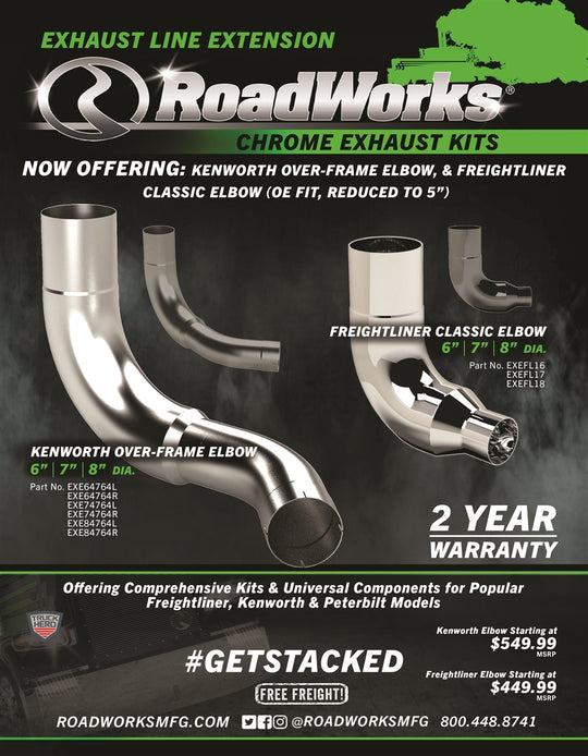 EXH KIT KW AERO 6x108, 40BX, OEM ELBOW M66-1270 COWBOY