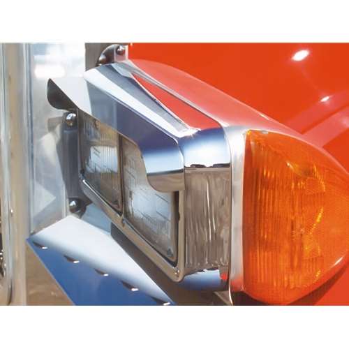 PB/FL/KW/WS HEADLIGHT VISORS FOR DBL RECTANGULAR HEADLIGHT