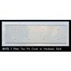 PB 2 PLATE TOW PIN COVER (W/HW) (ALSO FITS FL & KW)