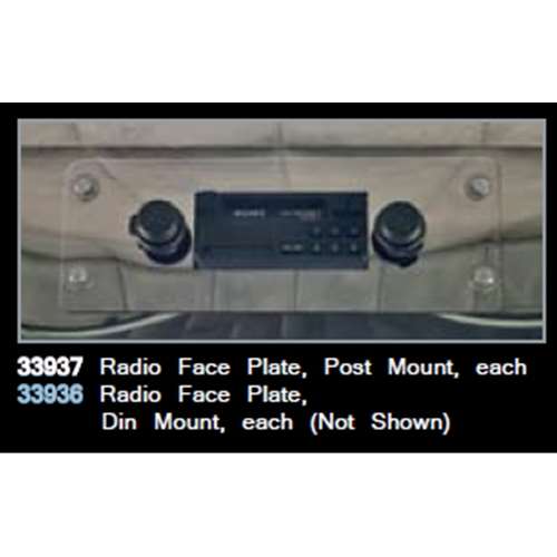 PB 359 RADIO FACE PLATE, DIN MOUNT