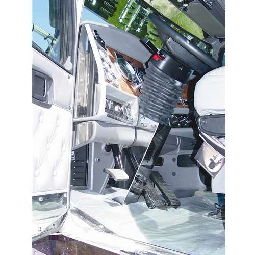 KW IGNITION PANEL W/4 SWITCH HOLES, 2002-2004