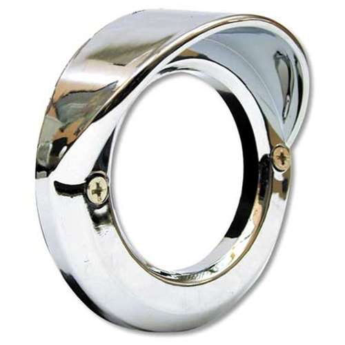2 1/2 Inch Chrome Plastic Screw-On Bezel