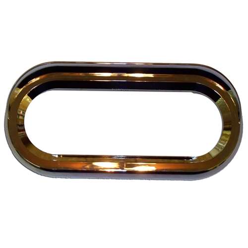 OVAL SNAP ON BEZEL W/VISOR
