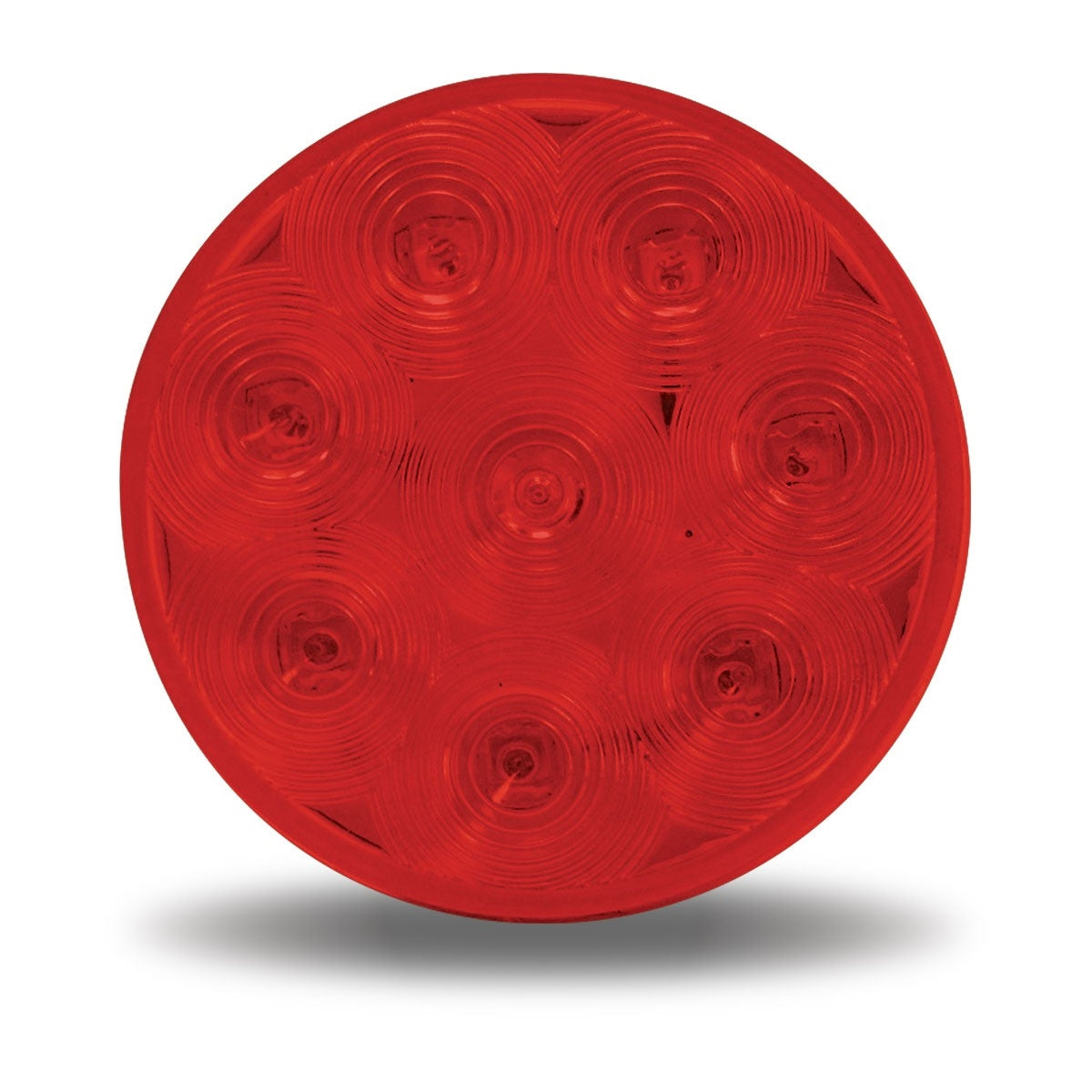 4" RED STOP, TURN & TAIL LED FLEET LIGHT WITH LOCK CONNECTOR