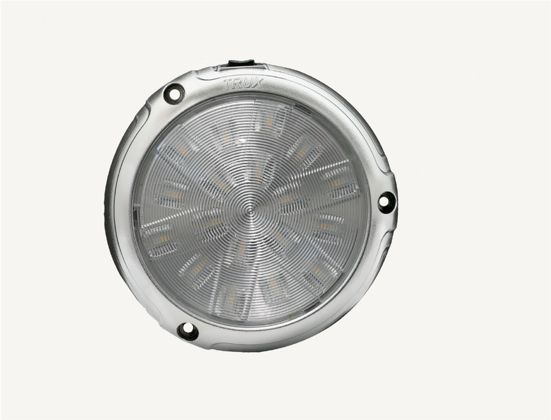 Chrome Led Box Chrome Interior LED Dome Light W/ Dual Function 6 Colors