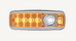 KW Over Door Chrome Interior LED Light W/ Dual Function 6 Colors