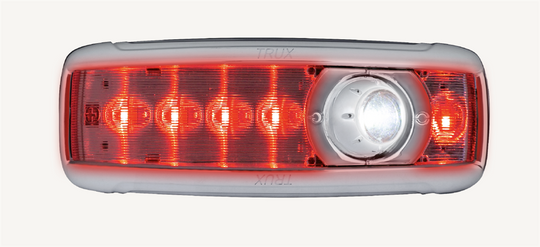 KW Over Door Chrome Interior LED Light W/ Dual Function 6 Colors