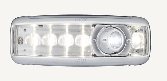 KW Over Door Chrome Interior LED Light W/ Dual Function 6 Colors